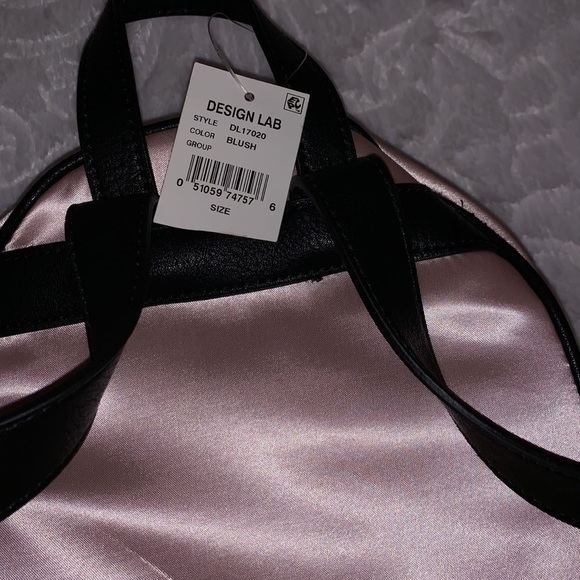 Design Lab pink satin mini backpack - Picture 5 of 5